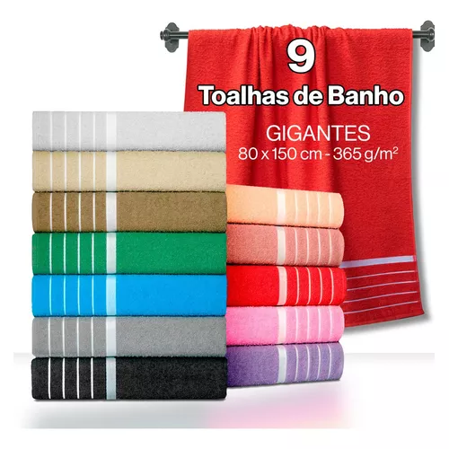 Toalha de Banho Gigante Softmax 100% Algodão 80x150cm - 360g/m