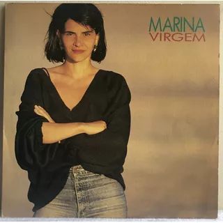 Lp Vinil - Marina Lima - Virgem Com Cartáz/encarte.  1987.