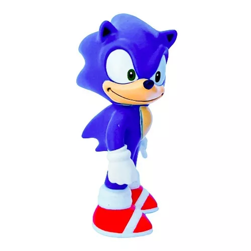 Boneco Sonic Vermelho 16cm Caneca 350m Sega Coleção (cores