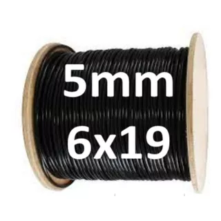 Cable Forrado Gimnasio Multigym  5mm Por 10 Metros