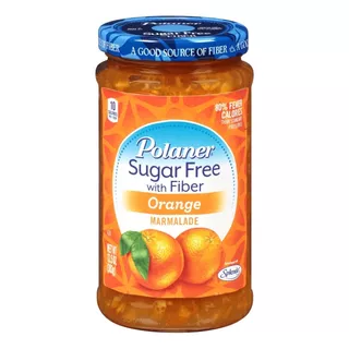Mermelada Diet Polaner Sugar Free Naranja En Frasco Sin Gluten 383 g