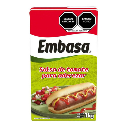 Salsa De Tomate Para Aderezar Embasa 1kg