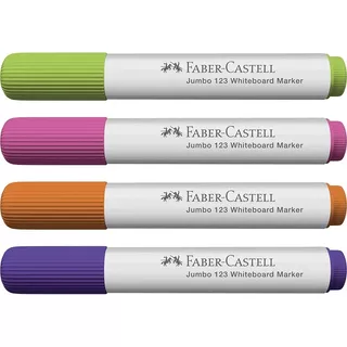 Marcador De Quadro Branco 4 Cores Faber Castell