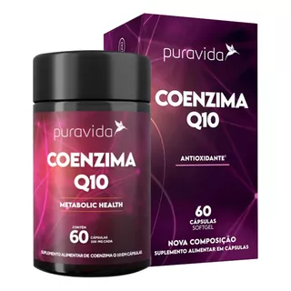 Coenzima Q10 Pura Vida Coq10, Óleo De Coco & Vitamina E