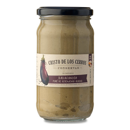 Puré De Berenjenas Babaganush  Cristo De Los Cerros 300 Gr