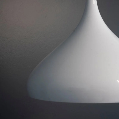 Lampara Colgante Valentin Blanco 30cm Apto Led E27 Cie