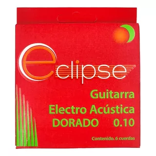 Paquete De 10 Jgos Para Guitarra Electroacustica Eclipse