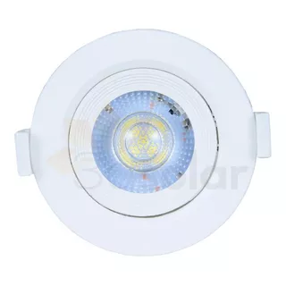 Spot Led 5w Redondo Embutir Cor 4000k - Branco Neutro 110v 220v (bivolt)