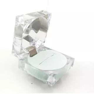 Caixinha Acrílico Transparente Diamante Lembrancinha Anel