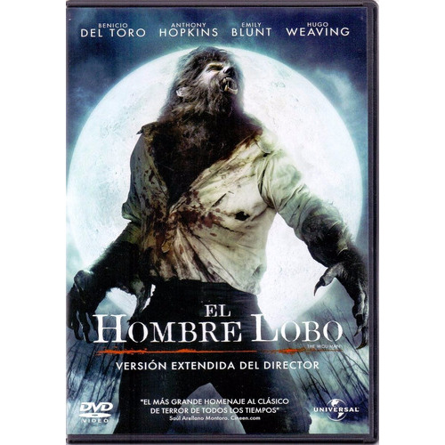 El Hombre Lobo 2010 Benicio Del Toro Pelicula Dvd