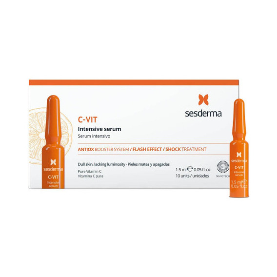 C Vit Serum Intensivo 10 Amp Sesderma Momento De Aplicación Día Tipo De Piel Todo Tipo De Piel