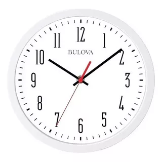 Reloj De Pared Bulova Autoajustable Diametro De 26 Cm C4831