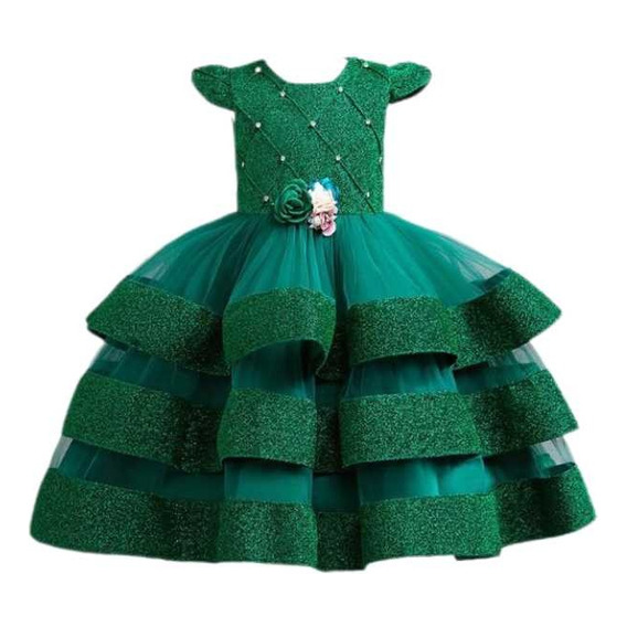 Exquisito Y Lujoso Vestido De Fiesta Para Niñas De Lil Sis