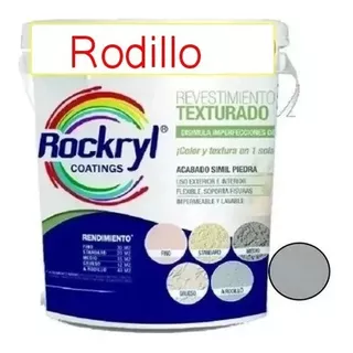 Membrana Liquida Texturada Paredes Rockryl 20 Lts Grises