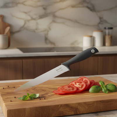 Cuchillo Trinchante Brabantia Ice Hardened 120664 Bazarnet P Negro