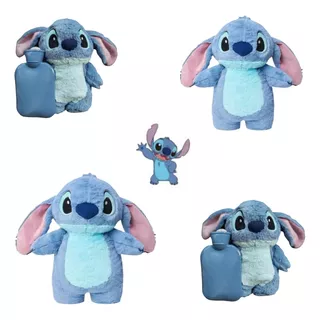 Pelúcia Compressa Stitch Água Bolsa Térmica Tira Dor Cólica