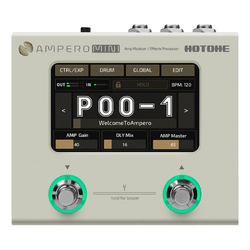 Pedalera Hotone Ampero Mini MP-50vn Mp50, color blanco