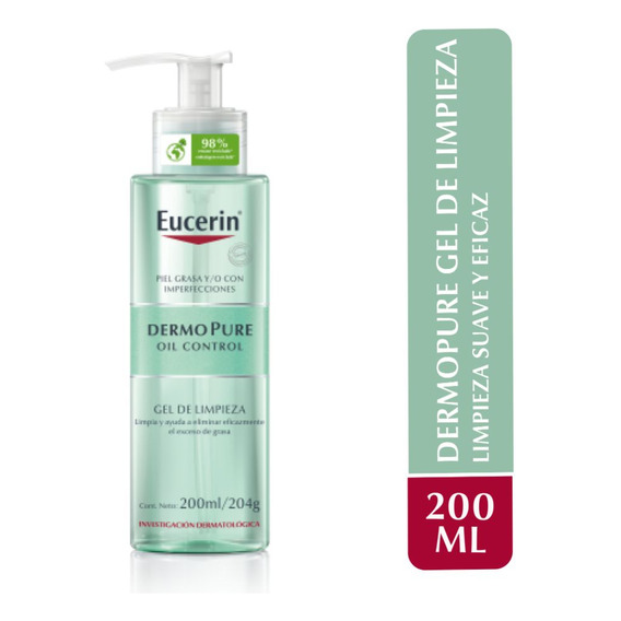 Gel Limpiador Facial Eucerin Dermopure 200ml