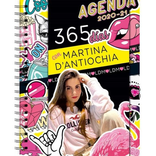 Agenda La Diversion De Martina, De Martina D`antiochia. Editorial Montena, Tapa Blanda, Edición 1 En Español