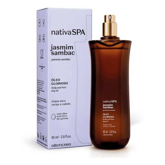 Aceite multifuncional Glorioso Nativa Spa Jasmim Sambac 85 ml