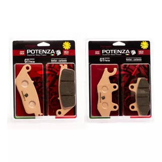 Kit Pastilhas Freio Potenza Ptz226gt Ptz165gt Versys 300