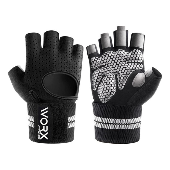 Guantes Con Muñequera Worx Entrenamiento Gimnasio Pesas Gym