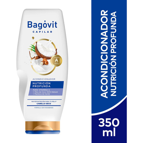 Bagovit Acondicionador Nutricion Profunda Cabello Seco 350ml