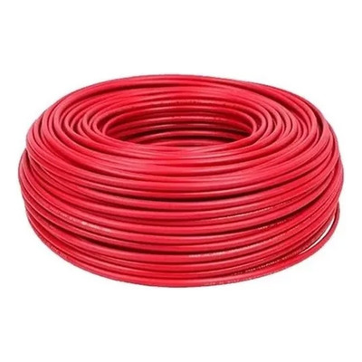 Rollo 100 Mts. Cable Unipolar 4 Mm. Rojo Norma Iram