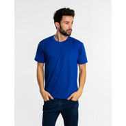 Camiseta Azul Royal Pv Malha Fria 67% Poliéster 33% Viscose