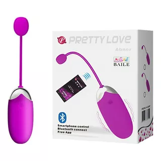 Vibrador Bluetooth Inalámbrico App Móvil Pretty Love Huevo Color Fucsia