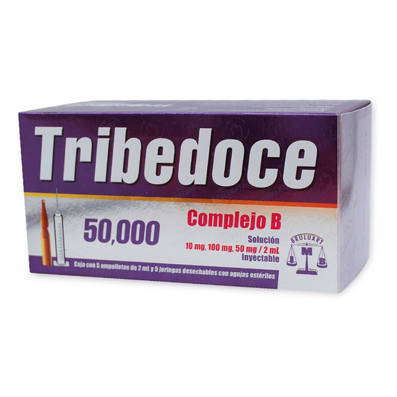 Tribedoce 50,000 5 Ampolletas 2ml