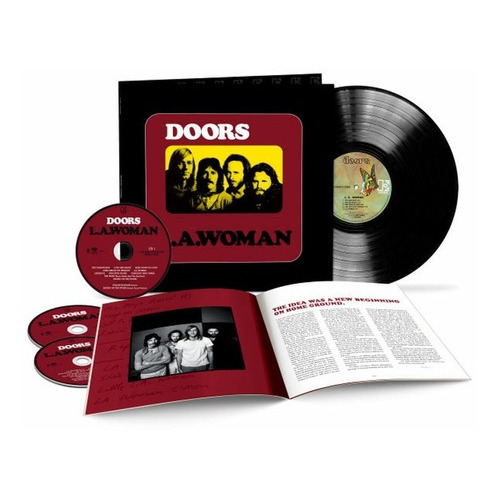 The Doors L A Woman 50th Anniversary Box Lp + 3 Cd