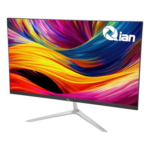 Qian Monitor Qm2382f, LED Sin Marco 23.8", Full HD 1920 x 1080p, 75Hz, HDMI, VGA, VESA 75 x 75mm, Negro