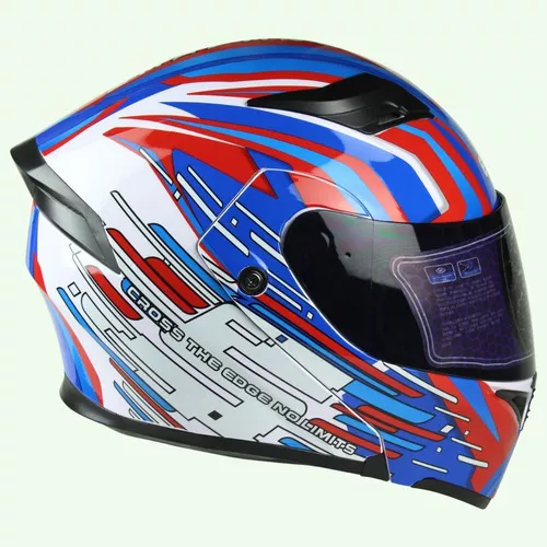 Casco Moto Mujer Morado Abatible Edge Supernova Pilot Dot