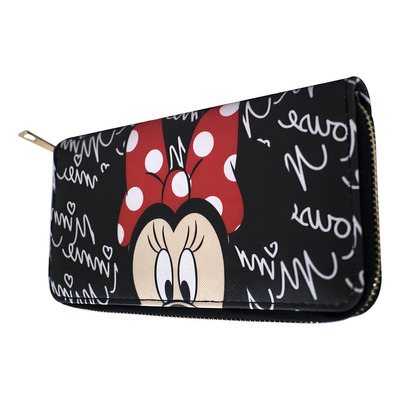 Carteira Feminina Minnie Mouse Preta - Disney Cor Preto