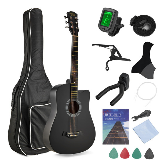 Guitarra Acustica 38 Inch, Guitarra Clasica Con Accesorios