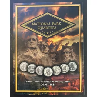 Album Colección Parques Nacionales Quarter Dollar Usa Nuevas