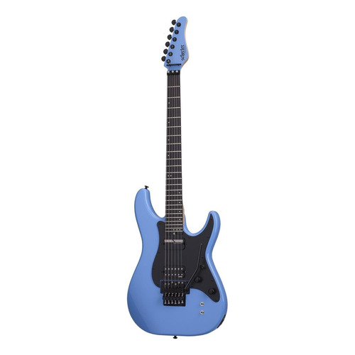 Guitarra eléctrica Schecter Sun Valley Super Shredder FR S de caoba riviera blue con diapasón de ébano