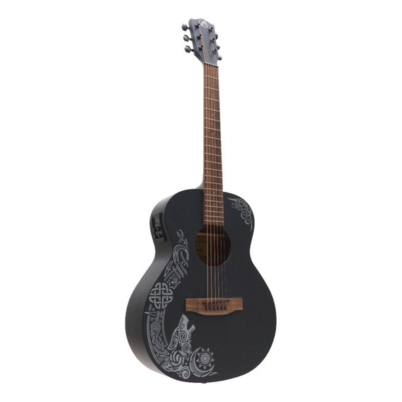 Guitarra Electroacústica Bamboo Ga-38 Nordic Wolf Con Funda