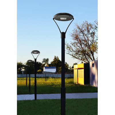Cabezal Farol Tribeca 80w Exterior Cristal Templado Lucciola