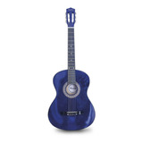 Guitarra De Madera 39  Azul + Accesorios / 03-hx0029