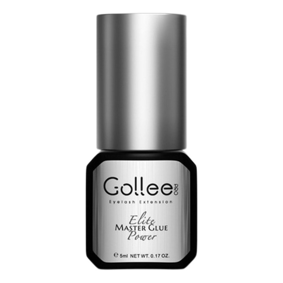 Gollee Elite Master Glue Power 5ml - Adhesivo De Pestañas Color Plateado