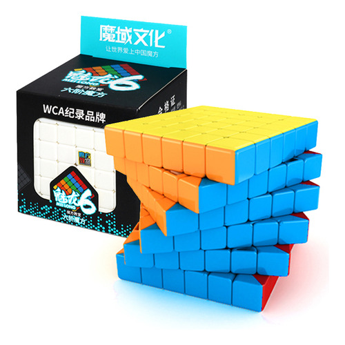 Cubo Magico 6x6x6 Meilong Moyu Stickerless