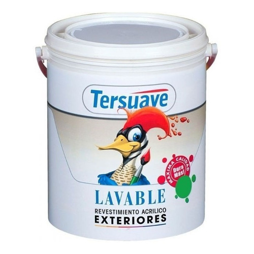 Látex Lavable Exterior Mate Tersuave Negro Ebano 4 Litros