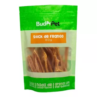 Petisco  Natural P/ Cães E Gatos Budopet Stick De Frango 80g