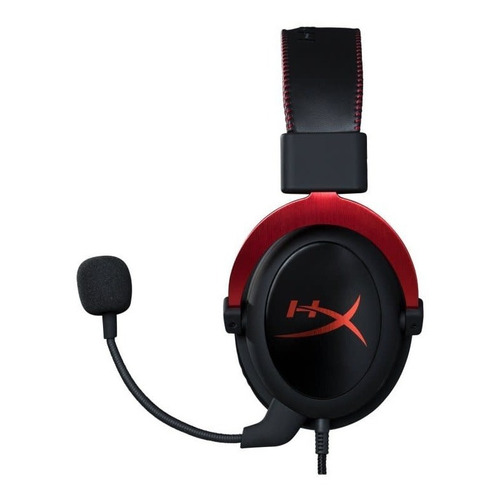 Audífonos gamer HyperX Cloud II KHX-HSCP rojo con luz LED