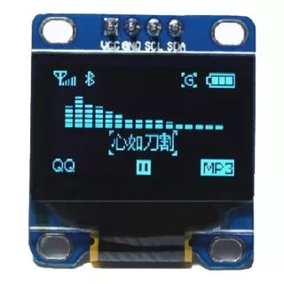 Display Lcd Serial Para Arduino Oled 0.96 Gráfico 128x64 I2c