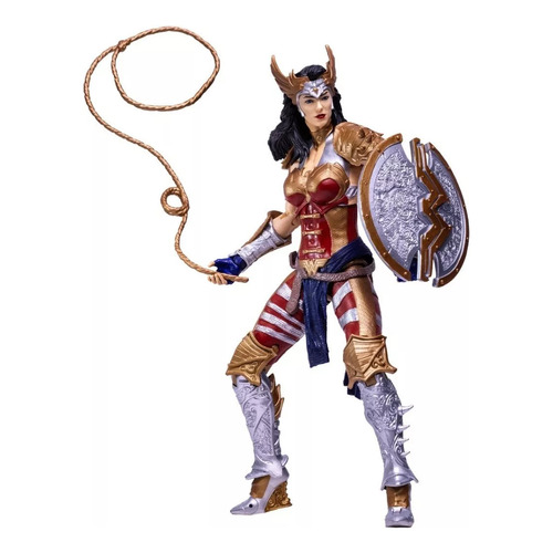 Dc Multiverse Figura Wonder Woman Todd Mcfarlane Gold Label