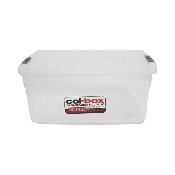 Caja Organizadora Plastica 17 Lts Colombraro Apilable Uso Vs