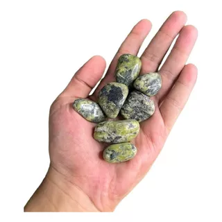 Pedra Rolada Jade Nefrita 2 A 3 Cm Pacote 200g